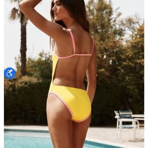 Dippin’ Daisy’s Soul One Piece - Lemon/Peony, Small